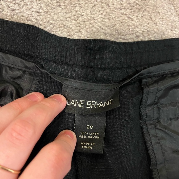 Lane Bryant Linen Capri Pants - Picture 6 of 8